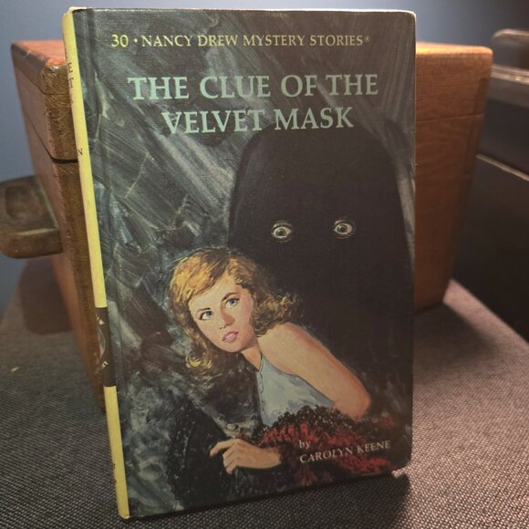 Nancy Drew: The Clue of the Velvet Mask by Carolyn Keene. 1969 hardcover book. - Picture 1 of 6